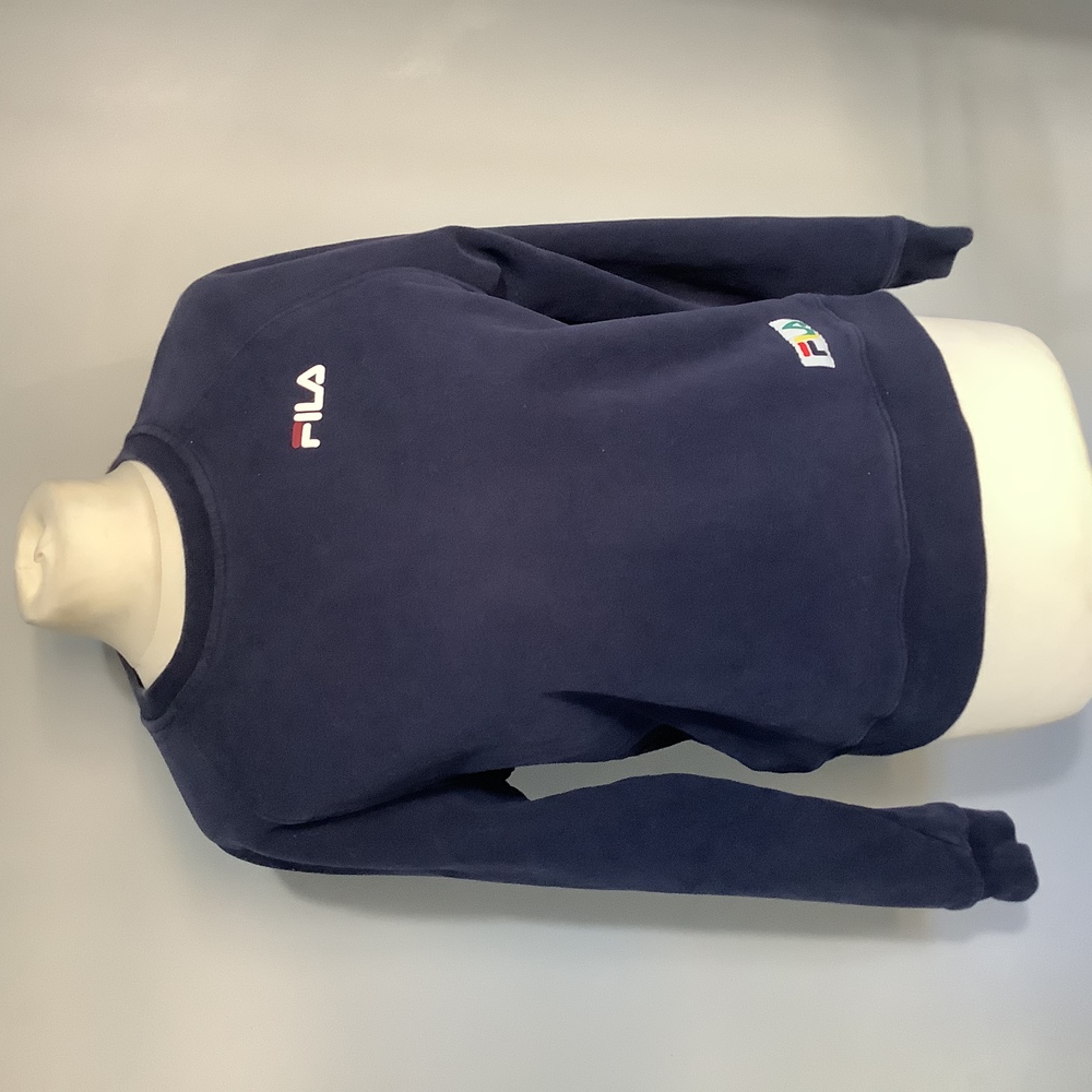 Fila Sweatshirt - Size M - Navy - Cotton - P2P 21” - Picture 1 of 8